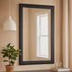 Kai Mirror | 36" | Rectangular Wood Frame | Black
