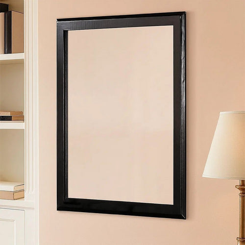 Kai Mirror | 36" | Rectangular Wood Frame | Black