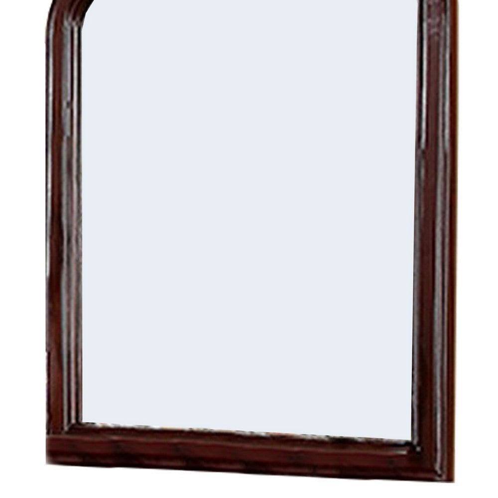 Kai Mirror | 37" | Curved Edges | Brown
