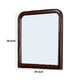 Kai Mirror | 37" | Curved Edges | Brown