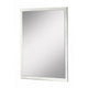 Kai Mirror | Vertical Frame | Faux Marble | White & Silver