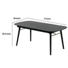 Logan Dining Table | Obround Top | Extendable Leaf | Charcoal Gray