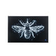 Rectangular Butterfly Wall Art with LED Black and Silver BM232519