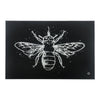 Rectangular Butterfly Wall Art with LED, Black and Silver