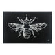 Rectangular Butterfly Wall Art with LED, Black and Silver