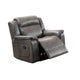 Nora Recliner | Fabric Manual | Pillow Top Arms | Gray