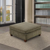 Logan Ottoman | 37" | Fabric Upholstered | Taupe Brown