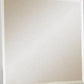 Wooden Wall Mirror with Rectangular Framework White By Casagear Home BM232976