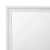 Wooden Rectangular Wall Mirror with Beveled Edges, White By Casagear Home