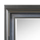 Wall Mirror with Mirror Accent and Beveled Edges Gray BM232993