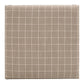 Nailhead Trim Fabric Upholstered Checkered Coffee Table Gray By Casagear Home BM233012