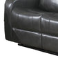 Upholstered Sofa with USB Port and Pillow Backrest Black By Casagear Home BM233101