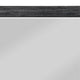 Rustic Style Wooden Frame Rectangular Beveled Mirror, Gray