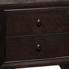 Transitional Wooden Nightstand with Two Spacious Drawers, Brown By Casagear Home