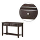 Console Table | Wood | 2 Spacious Drawers | Brown