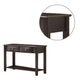 Console Table | Wood | 2 Spacious Drawers | Brown