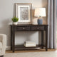 Console Table | Wood | 2 Spacious Drawers | Brown