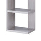 71 Inch Wooden Open Back Display Cabinet with 5 Shelves White By Casagear Home BM233183