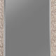 Floor Mirror | Rectangular Beveled Accent | Glitter Mosaic Pattern | Silver BM233237