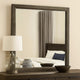 Transitional Wood Frame Mirror | 35" | Gray