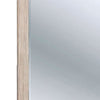 44 Inch Rectangular Rustic Wooden Frame Mirror Brushed White BM233750