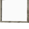 45 Inch Transitional Style Wooden Frame Mirror Gray BM233751
