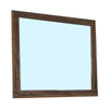 Mirror | Rectangular Wood Frame | 39" | Brown