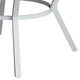 Patio Table | Plank Top Aluminum | Flared Legs | White BM233798