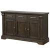 Wood Server | 60" | 3 Drawers | 3 Doors | Brown