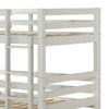 Twin Size 3 Tier Wooden Bunk Bed with Ladder White BM235357
