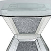 Dining Table | 52" | Glass Top | Pedestal Base | Silver