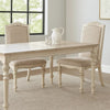 Ace Dining Chairs | Rustic Wood | Intricate Carvings | Set of 2 | Antique White
