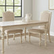 Ace Dining Chairs | Rustic Wood | Intricate Carvings | Set of 2 | Antique White