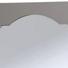Wooden Encasing Mirror with Arched Design Top Gray BM235453