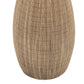 20’’ Pot Bellied Shape Ceramic Vase with Sleek Flared Neck Beige By Casagear Home BM238123