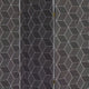 71 Inch 3 Panel Fabric Room Divider with Geometric Print Black BM238284