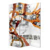 Room Divider | 72" | 3 Panel Canvas | Splash Print | Multicolor