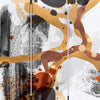 Room Divider | 72" | 3 Panel Canvas | Splash Print | Multicolor