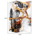 Room Divider | 72" | 3 Panel Canvas | Splash Print | Multicolor