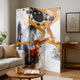 Room Divider | 72" | 3 Panel Canvas | Splash Print | Multicolor