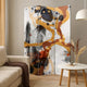 Room Divider | 72" | 3 Panel Canvas | Splash Print | Multicolor