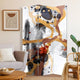 Room Divider | 72" | 3 Panel Canvas | Splash Print | Multicolor