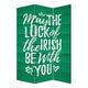 72 Inch 3 Panel Canvas St Patricks Day Print Room Divider,Green BM238287