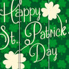72 Inch 3 Panel Canvas St Patricks Day Print Room Divider,Green BM238287