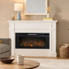 Fireplace Insert | 43" | Electric | Log Set Look | Black