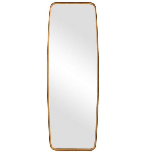 Full Length Mirror | 60" | Metal Frame | Contemporary | Gold