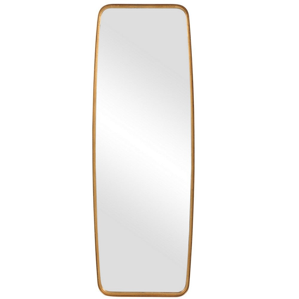 Full Length Mirror | 60" | Metal Frame | Contemporary | Gold