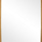 60 Inch Full Length Metal Frame Contemporary Mirror Gold By Casagear Home BM239256