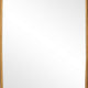 60 Inch Full Length Metal Frame Contemporary Mirror Gold By Casagear Home BM239256