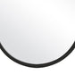 20 Inch Contemporary Style Oblong Shape Mirror, Black By Casagear Home